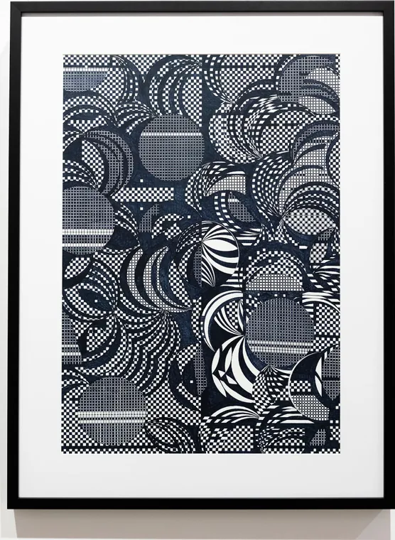 A framed screenprint