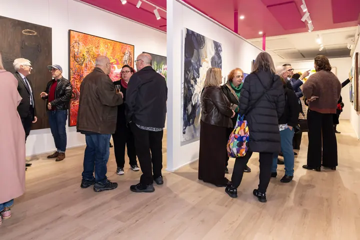 Guests in the gallery